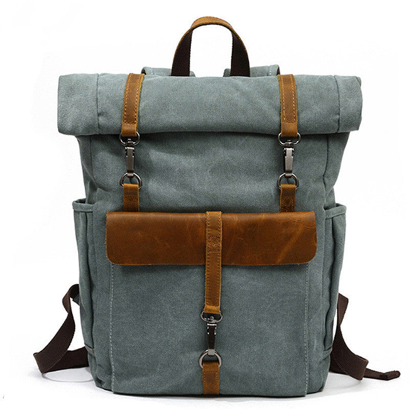 Nuovi Uomini Di Tela Retro Zaino-Zaino Borsa Studenti Scuola Borsa Outdoor Indossare Borsa Di Viaggio Resistente All&#39;Usura