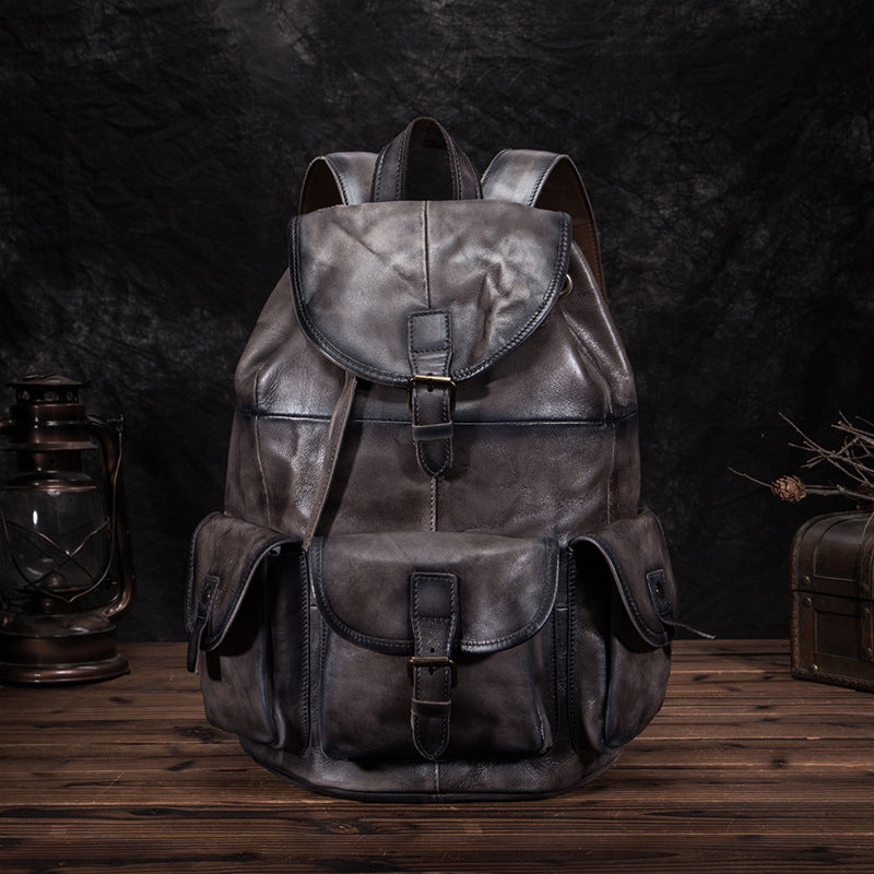 Retro Men&#39;S Large Capacity Backpack