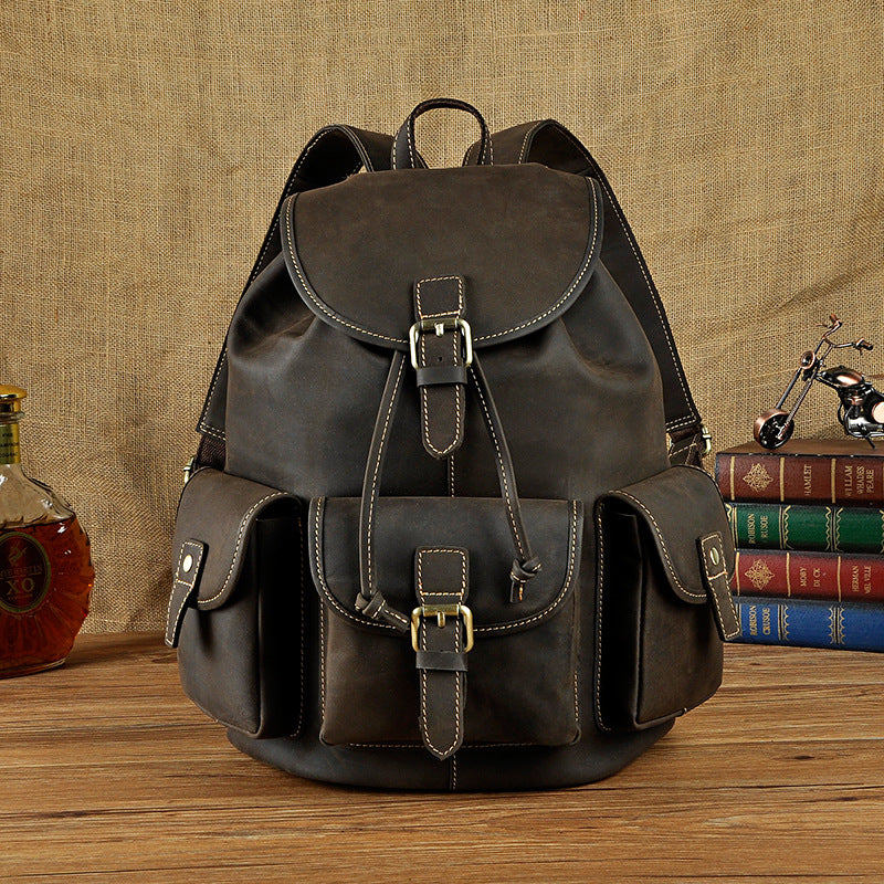 Retro Men&#39;S Large Capacity Backpack