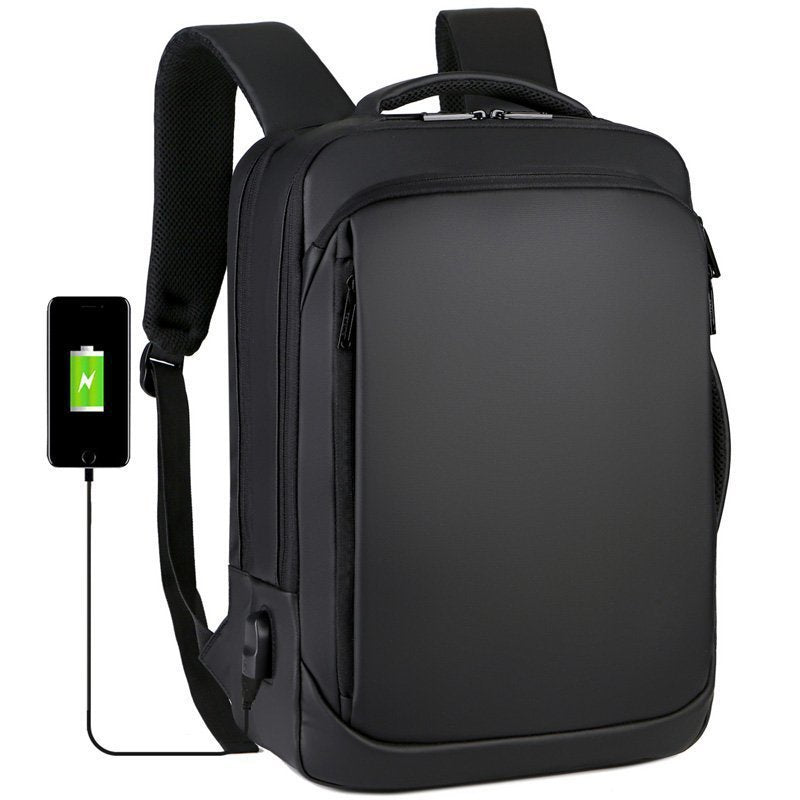 Business Commuter Backpack With Water-Repellent Film