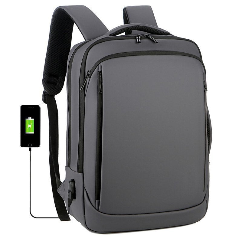 Business Commuter Backpack With Water-Repellent Film