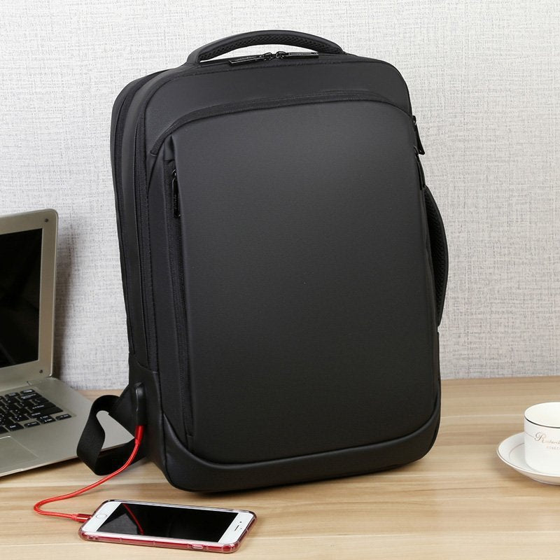 Business Commuter Backpack With Water-Repellent Film