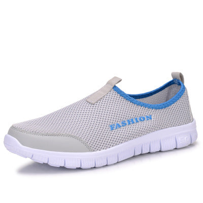Net Shoes Men&#39;S Shoes Breathable Shoes Single Shoes Mesh Shoes Men&#39;S Sports Casual Shoes Korean Couple Large Size Sneakers