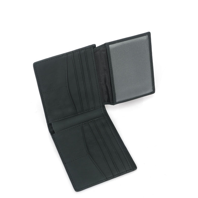 Carbon Fiber Pattern Anti-Theft Leather Men&#39;S Wallet