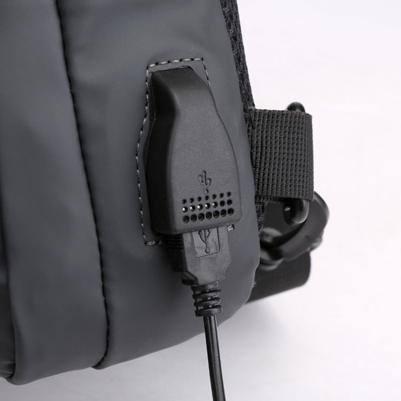 Korean Casual Sports Chest Bag Fashion Trend Backpack Men&#39;S Mini Shoulder Messenger Bag Multifunctional Small Backpack