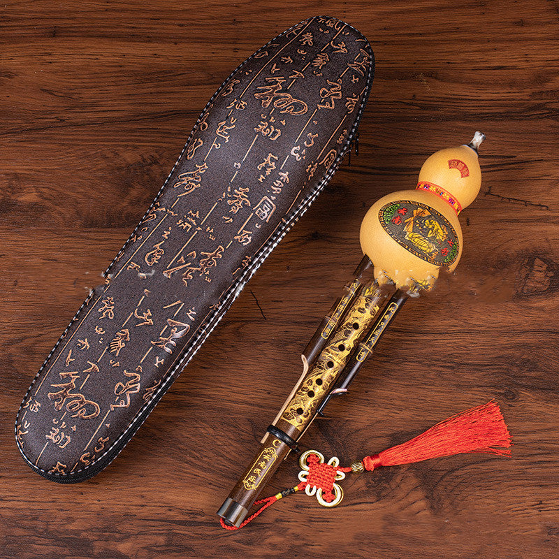 Natural purple bamboo gourd silk c-adjusted b-adjusted adult children student beginner musical instrument