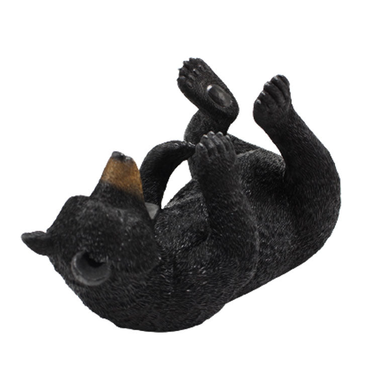 The New Black Bear Resin Ornaments Creative Simulation Animal Shape Wine Rack