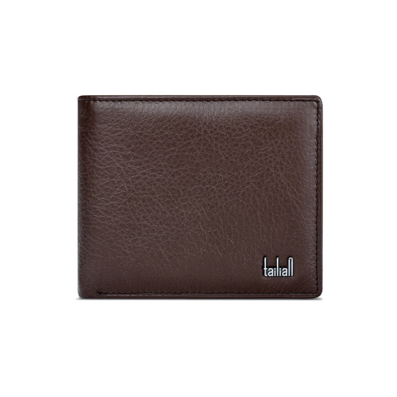 Wallet Men&#39;&#39;s Short Business Classic Multi Card Wallet Leather Cross Border Men&#39;&#39;s Wallet