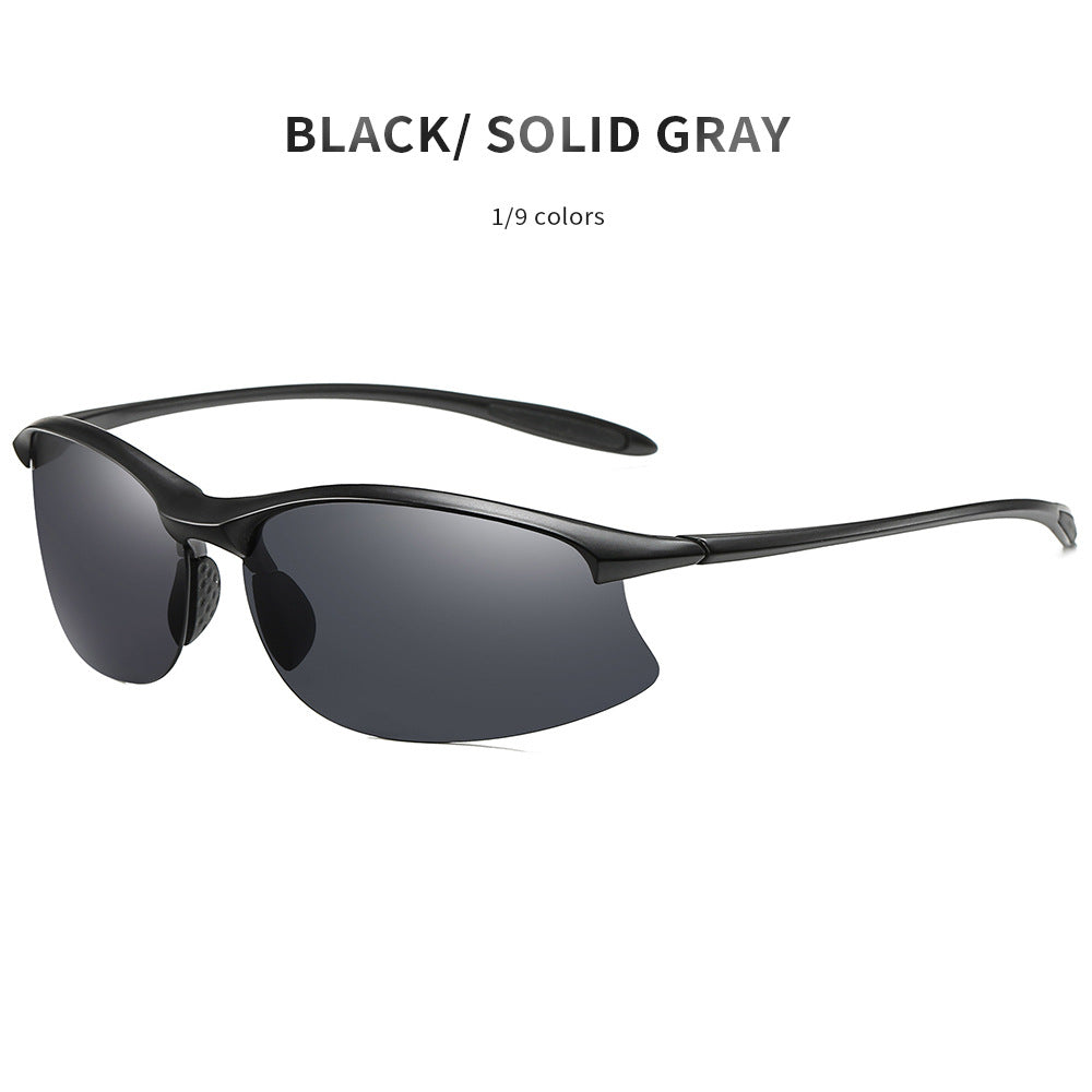 Amazon European And American Sports Sunglasses Cross-Border Polarized Glasses Tr90 Outdoor Glasses