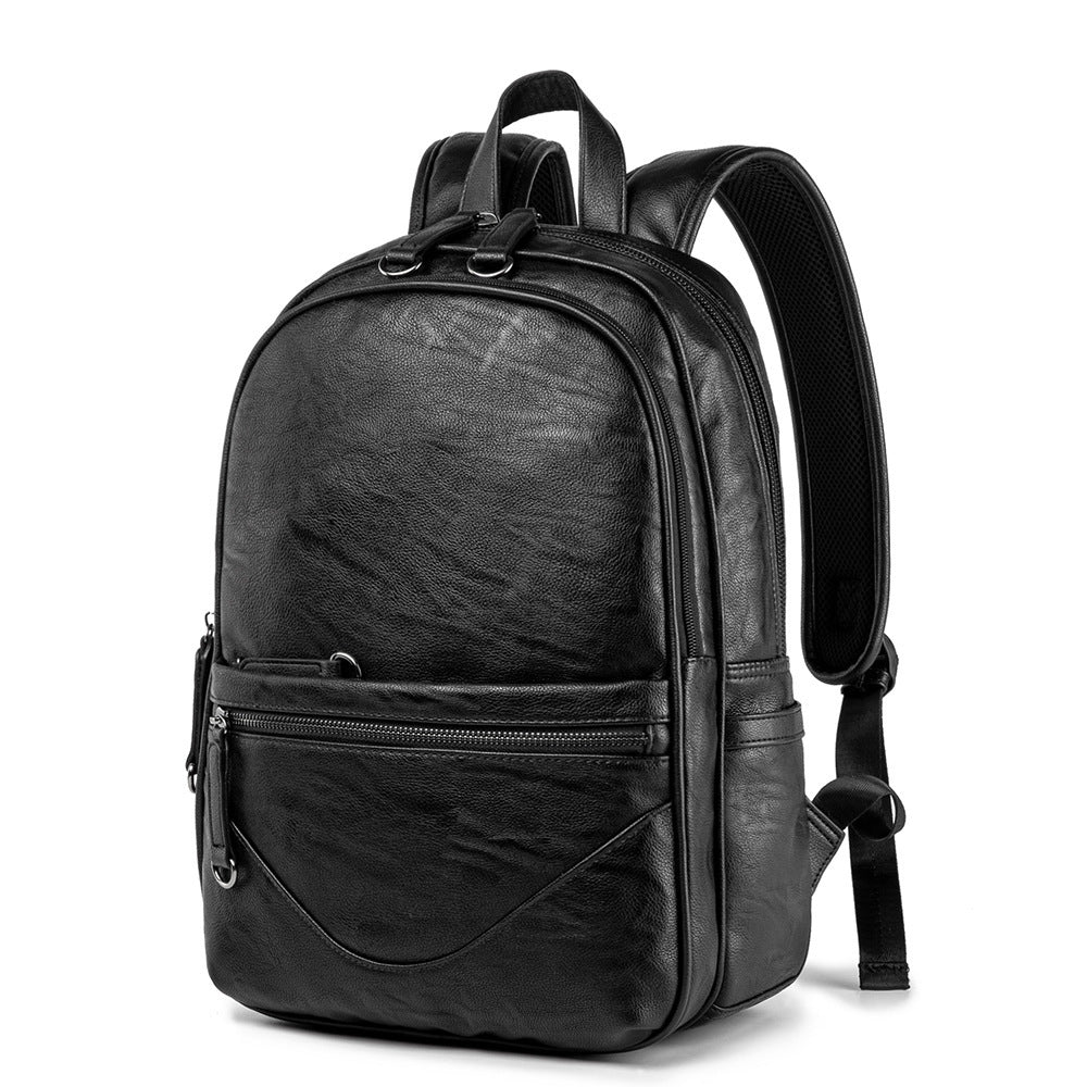 Korean Backpack Multi-Pocket Large-Capacity Casual Computer School Bag Men&#39;S Bag