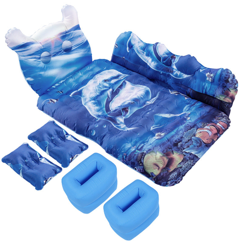 Car Traveling Bed Suv Car Is Suitable For Cartoon Folding In Car Inflatable Cushion Bed Car Inflatable Bed