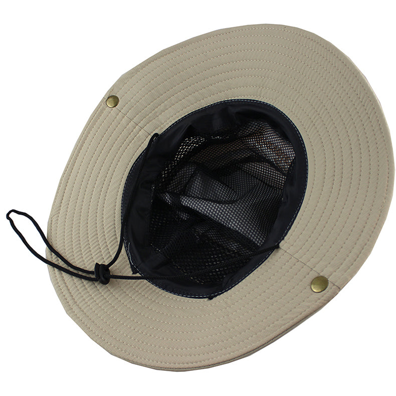Men&#39;S Outdoor Summer Sunshade Cover Face Fisherman Straw Hat Fishing Sun Hat