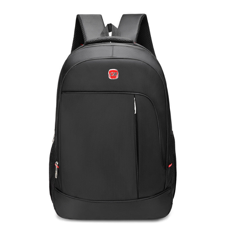Solid Color Backpack Men&#39;s Business Computer Bag