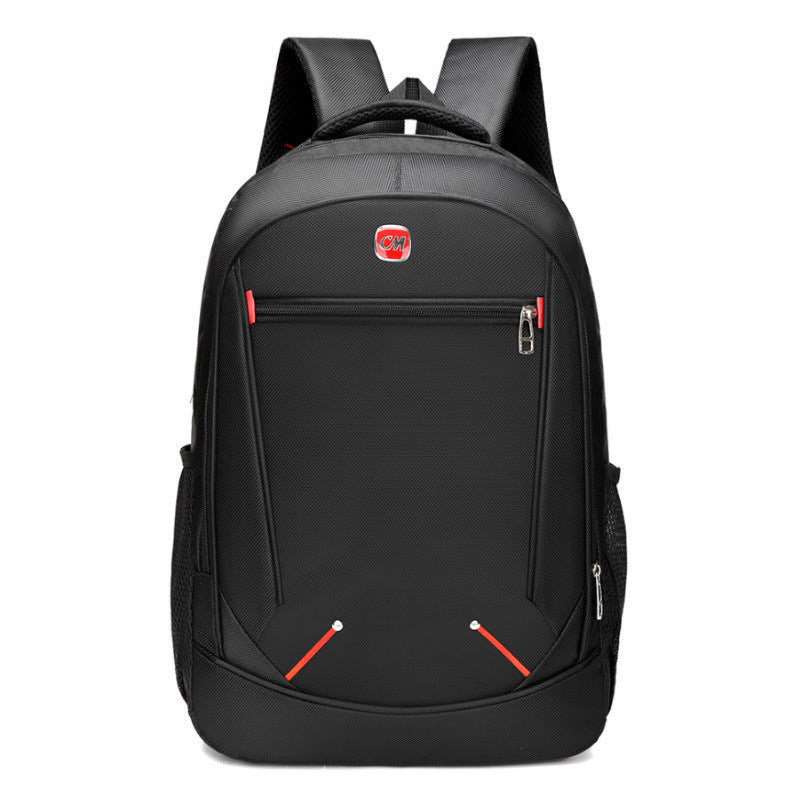 Solid Color Backpack Men&#39;s Business Computer Bag