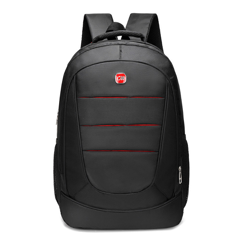 Solid Color Backpack Men&#39;s Business Computer Bag