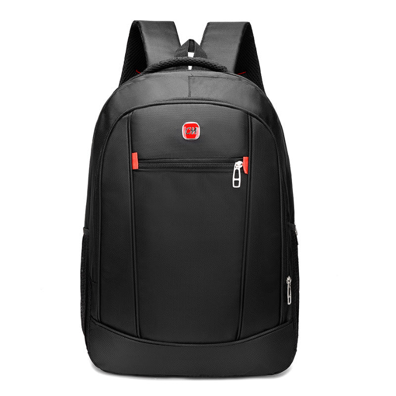 Solid Color Backpack Men&#39;s Business Computer Bag