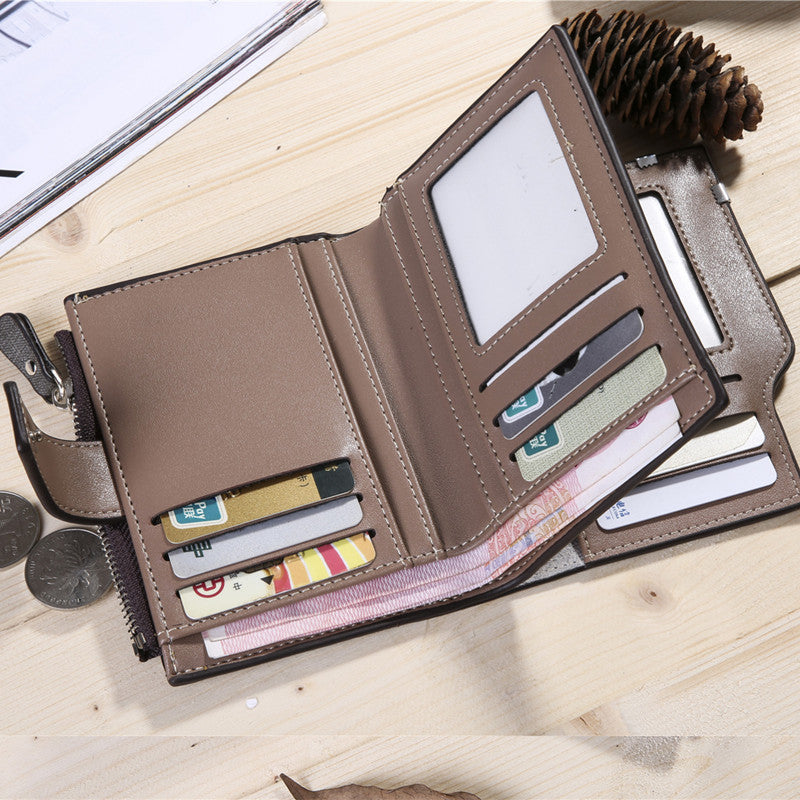Business Multi-Function Multi-Card Three-Fold Wallet