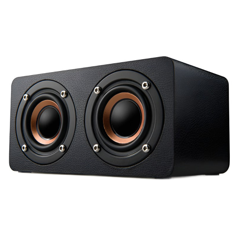 M5 Home Wooden Wireless Bluetooth Small Speaker Phone Computer Desktop Audio