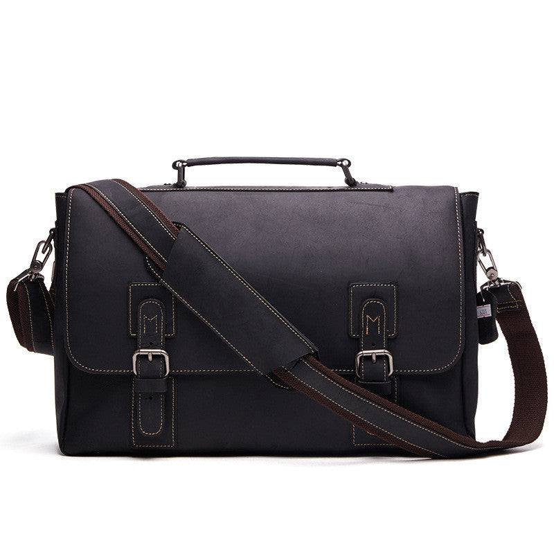 Business Men&#39;s Briefcase Leather Men&#39;s Bag