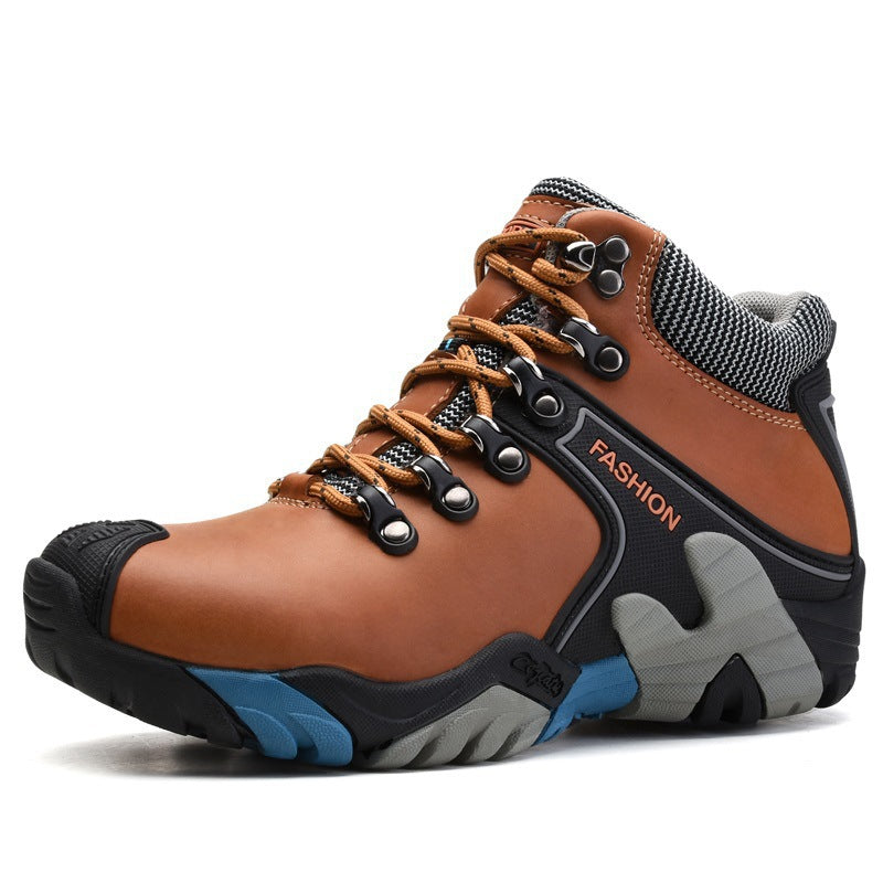 Men&#39;S High-Top Non-Slip And Wear-Resistant Outdoor Hiking Shoes