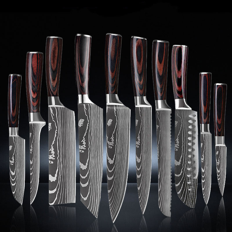 6 Piece Set 8 Piece Set 10 Piece Set Knife Chef&#39;s Knife Chef&#39;s Knife Kitchen Knife Cooking
