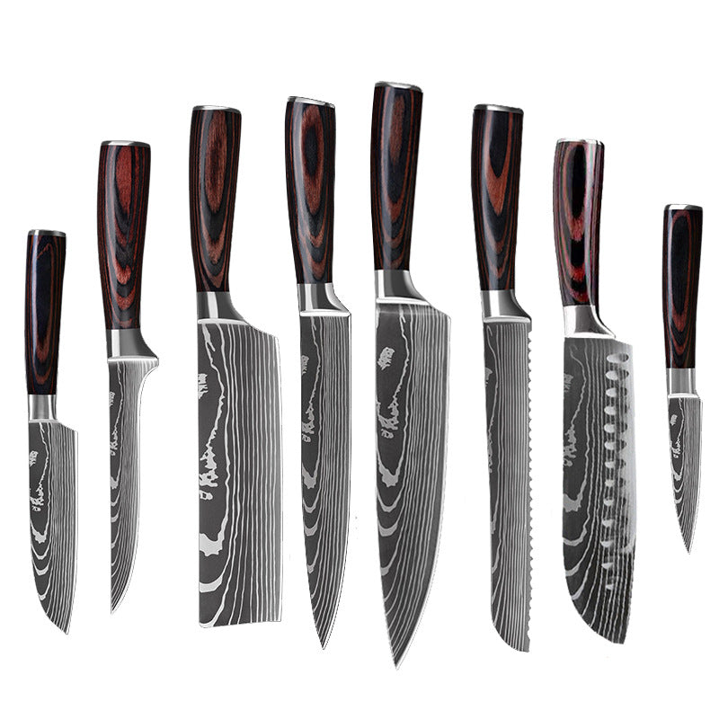 6 Piece Set 8 Piece Set 10 Piece Set Knife Chef&#39;s Knife Chef&#39;s Knife Kitchen Knife Cooking