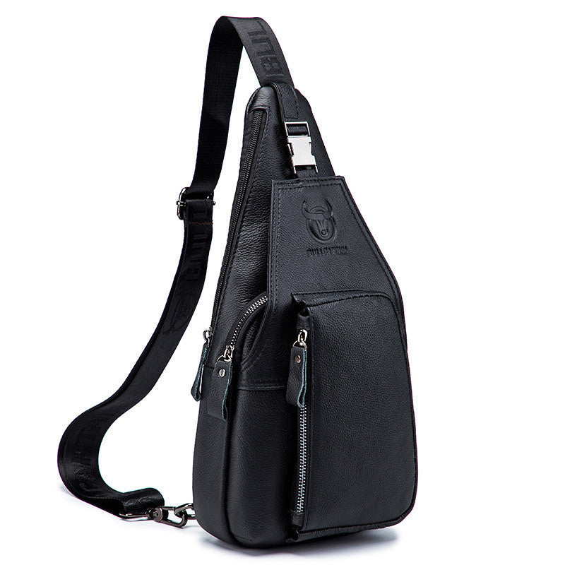 Leather Chest Bag Men&#39;s Bag