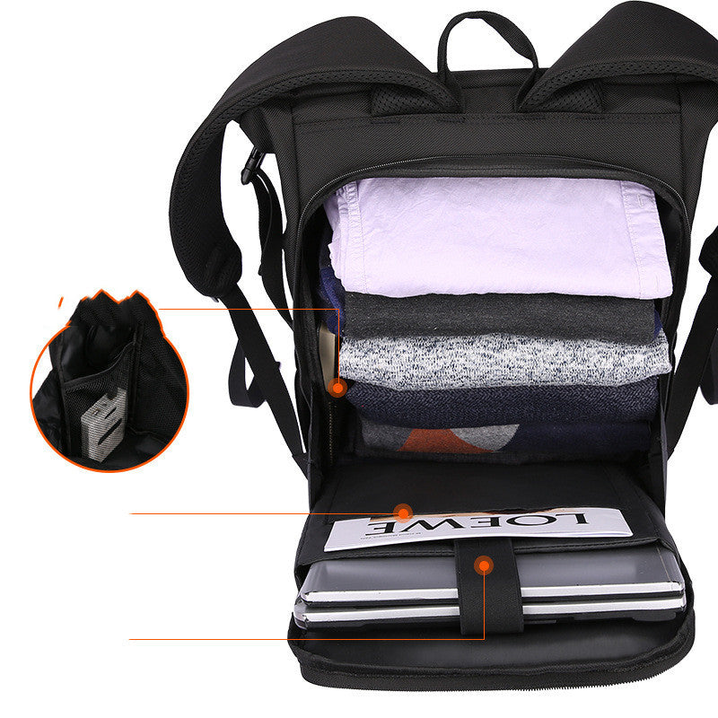 Men&#39;s Backpack Waterproof Casual College Student Computer Bag