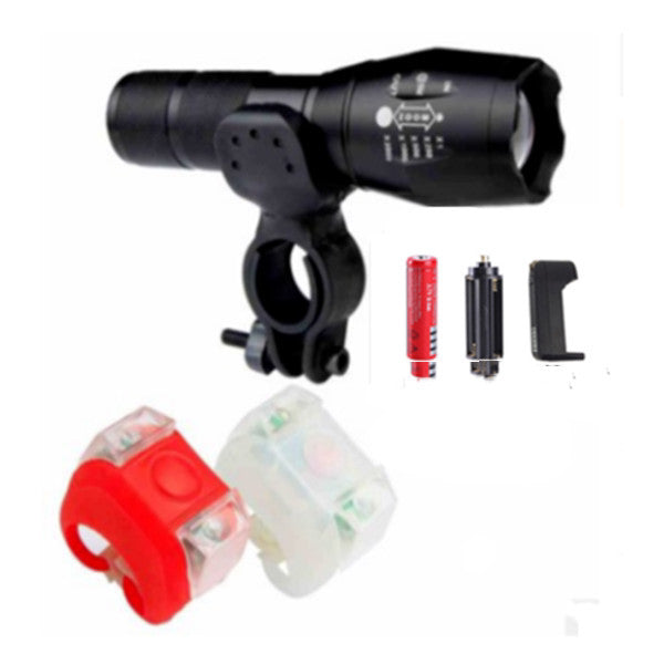 Flashlight Bicycle Lamp Mountain Bike Riding Lamp Mini Multi-Function