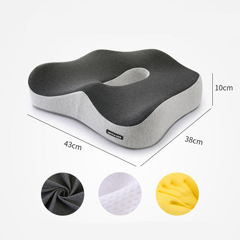 Car Products Car Lumbar Support Simple Office Cushion Healthy Fabric Memory Foam Four Seasons Lumbar Cushion