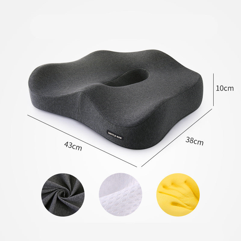 Car Products Car Lumbar Support Simple Office Cushion Healthy Fabric Memory Foam Four Seasons Lumbar Cushion