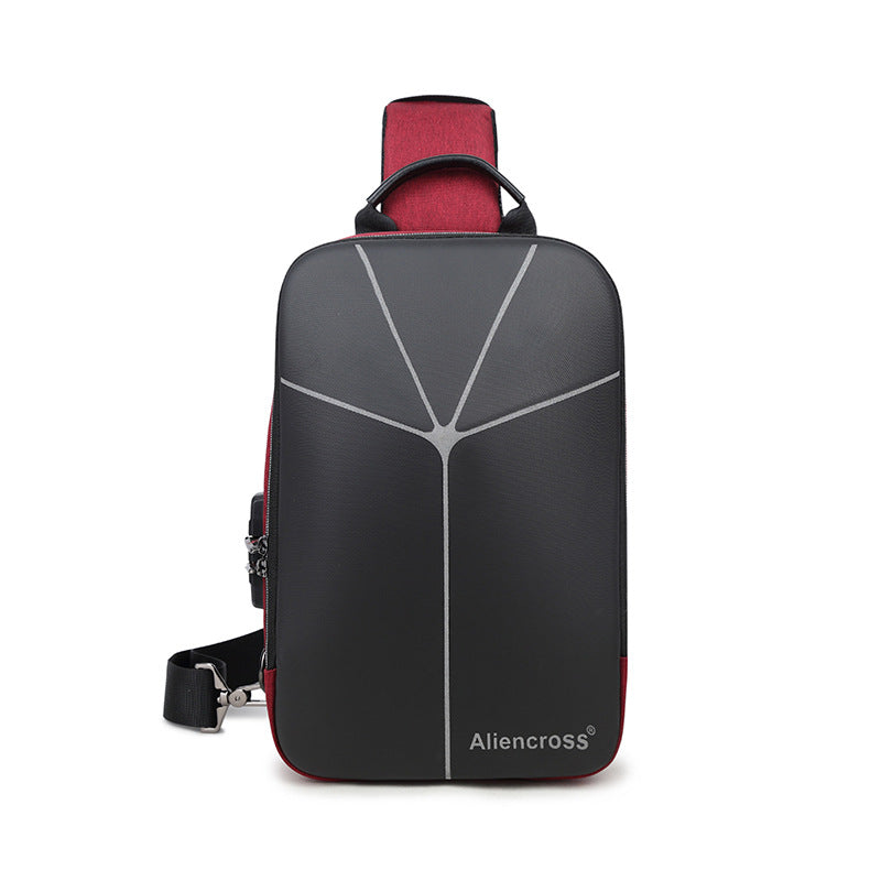 One-Shoulder Casual Multifunctional Anti-Theft Chest Bag Men