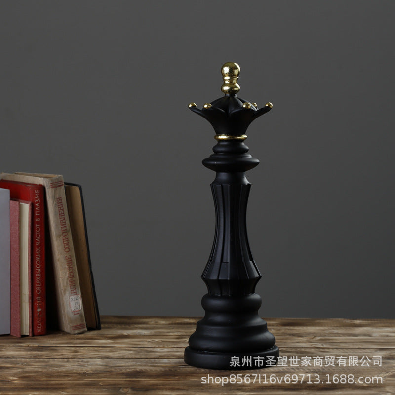 American Country Resin Antique Chess Crafts Art Ornaments Home Soft Decoration