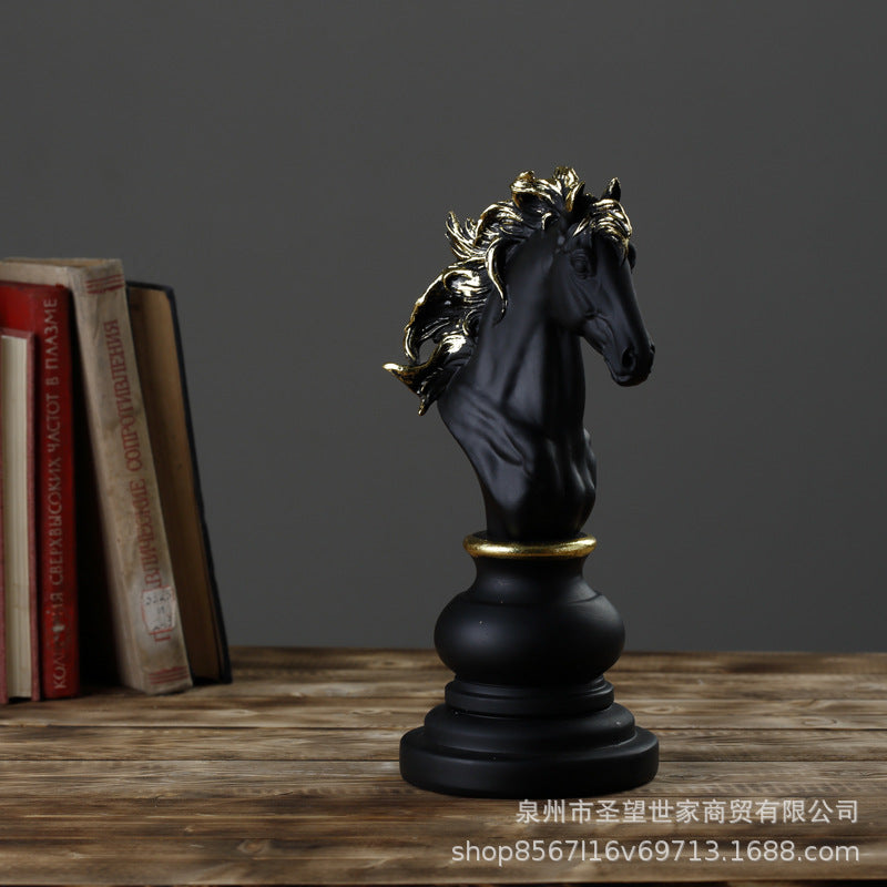 American Country Resin Antique Chess Crafts Art Ornaments Home Soft Decoration