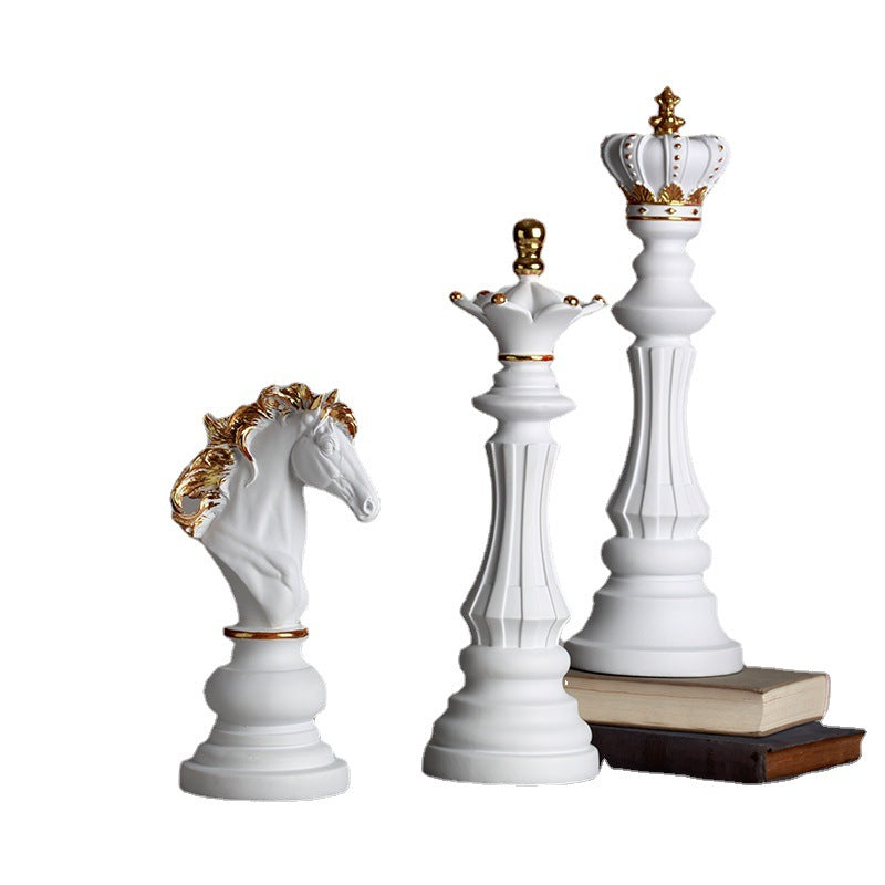 American Country Resin Antique Chess Crafts Art Ornaments Home Soft Decoration