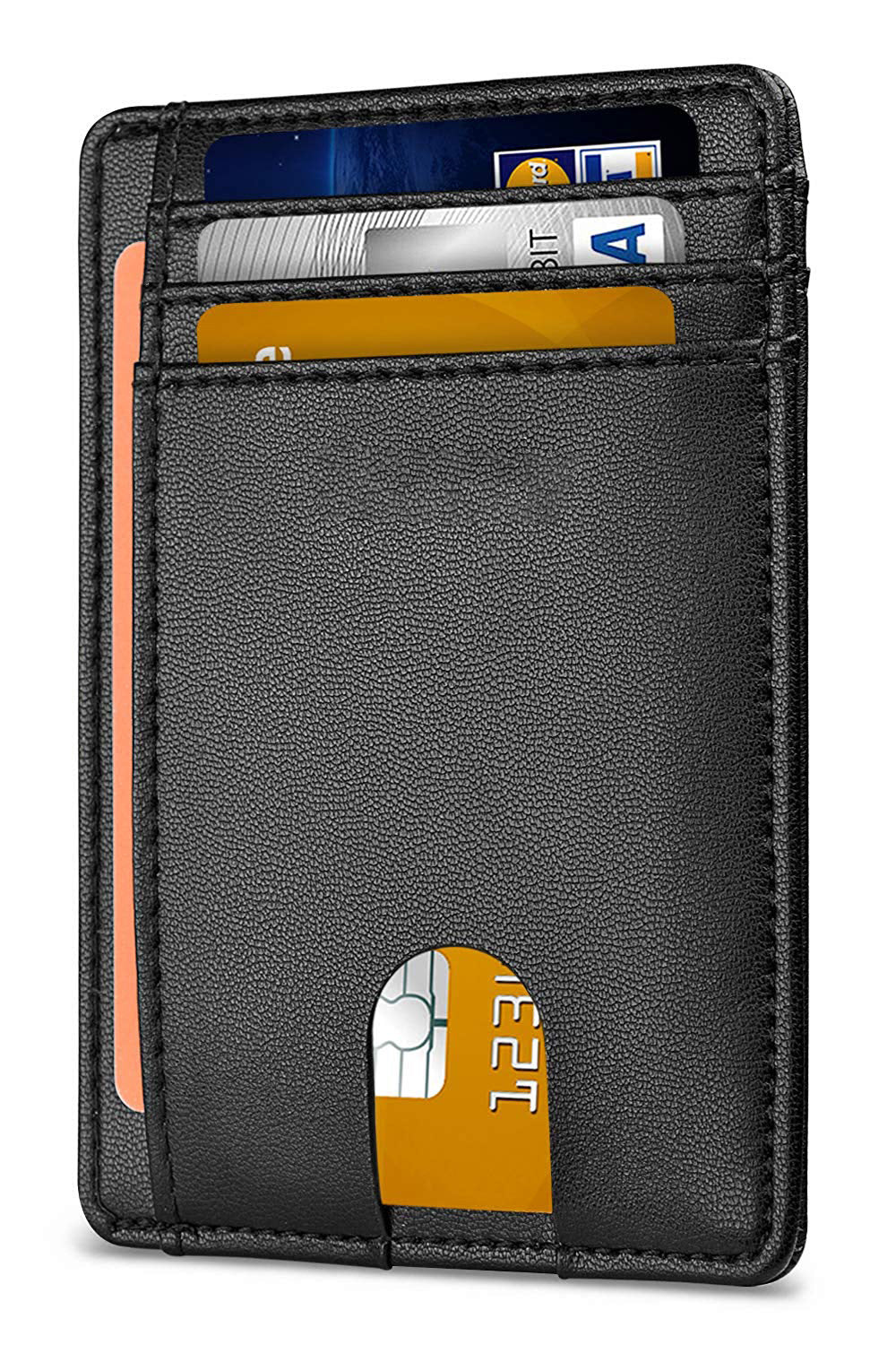 Card Holder Leather Foreign Trade Men RFID Anti-theft Swiping European And American Card Holder Male Amazon Hot Products Card Holder