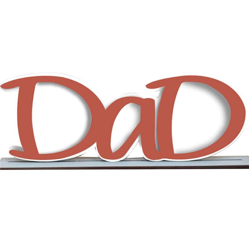 Father&#39;s Day Photo Frame Letter Acrylic Papa Photo Frame Decoration Decoration