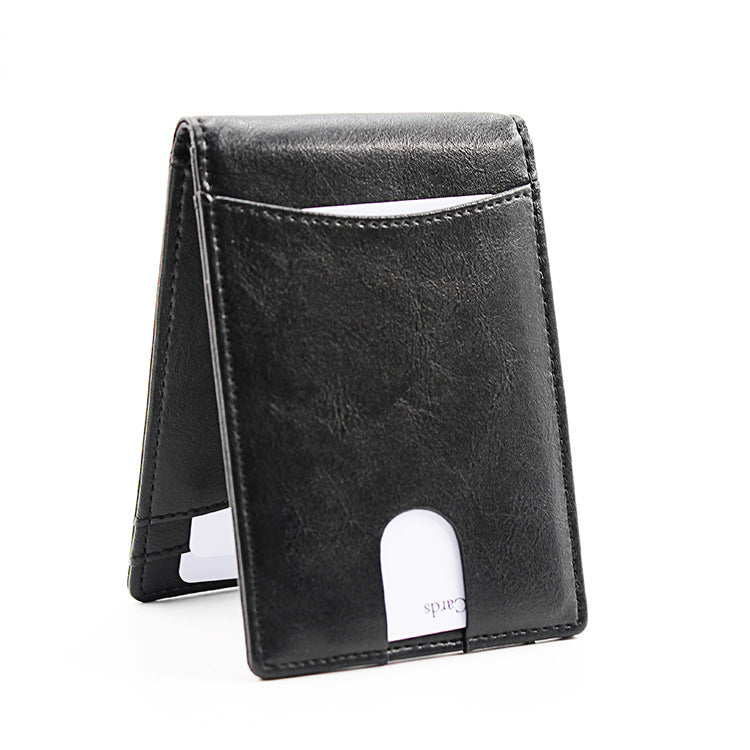Anti-theft Cowhide Men&#39;s Wallet