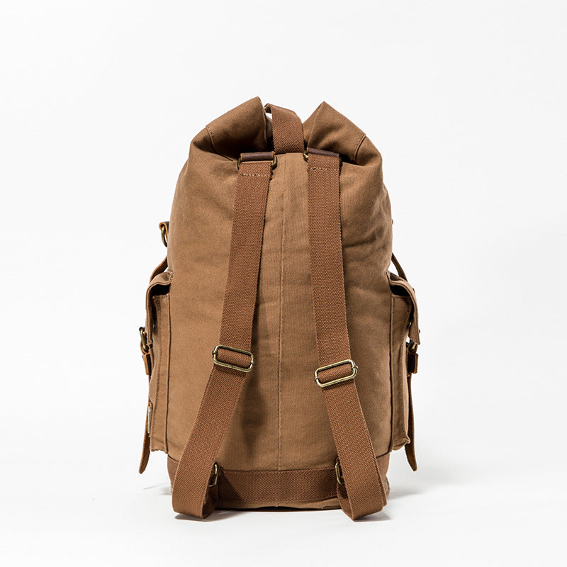 Fashion Travel Backpack Korean Brand Dual Purpose Canvas Bag Large Capacity Backpack In Stock