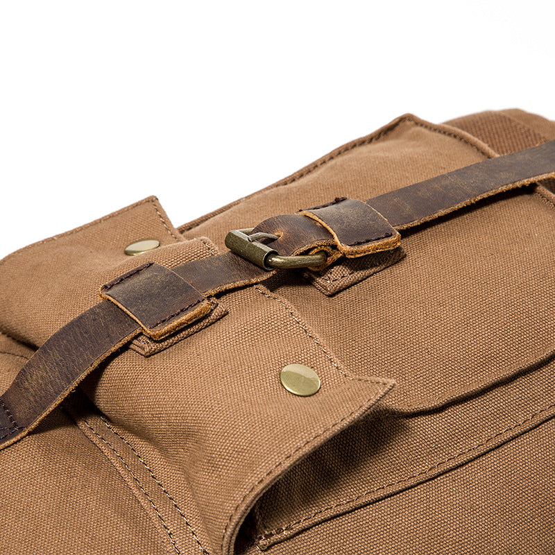 Fashion Travel Backpack Korean Brand Dual Purpose Canvas Bag Large Capacity Backpack In Stock