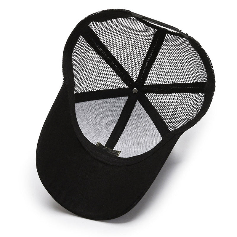 Hat Men&#39;S Camouflage Army Cap Fashion Embroidery Mesh Cap Breathable Outdoor Sports