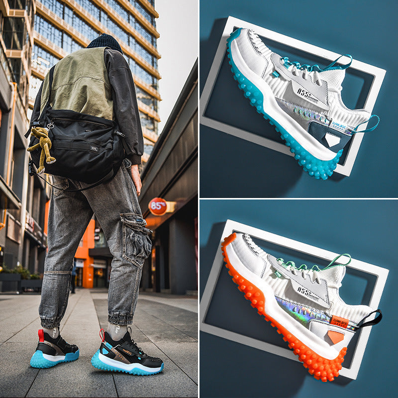 Spring Men&#39;s Shoes Student Running Shoes Boys Old Shoes Casual Sports Shoes Men Korean Trend