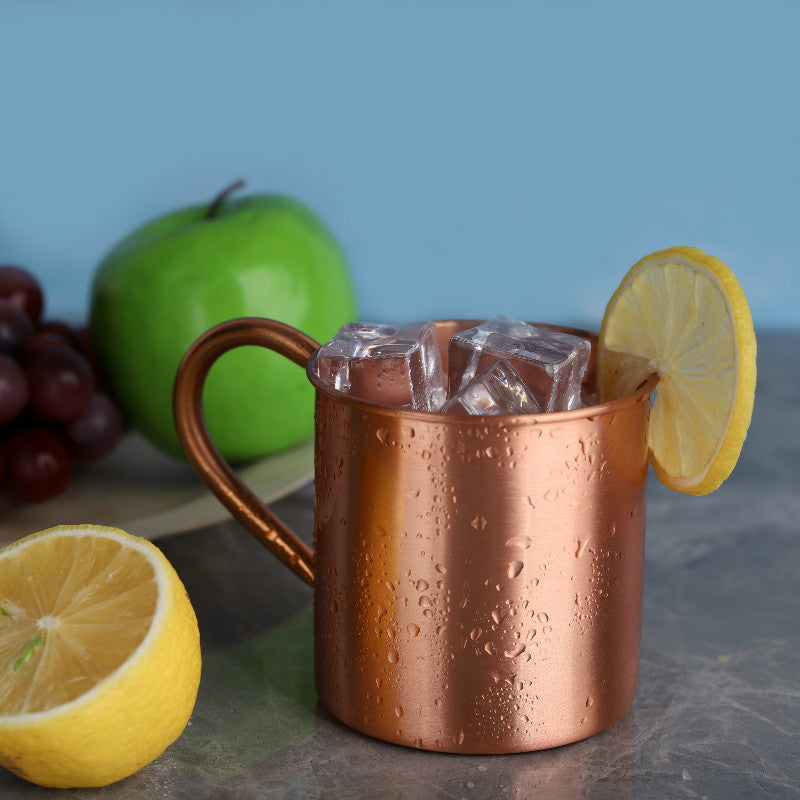 Copper Wine Glass Cocktail Mug Bar Cold Drink Pure Copper Cup