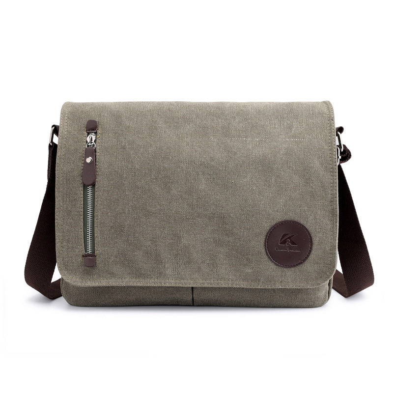 New canvas bag men&#39;s shoulder bag