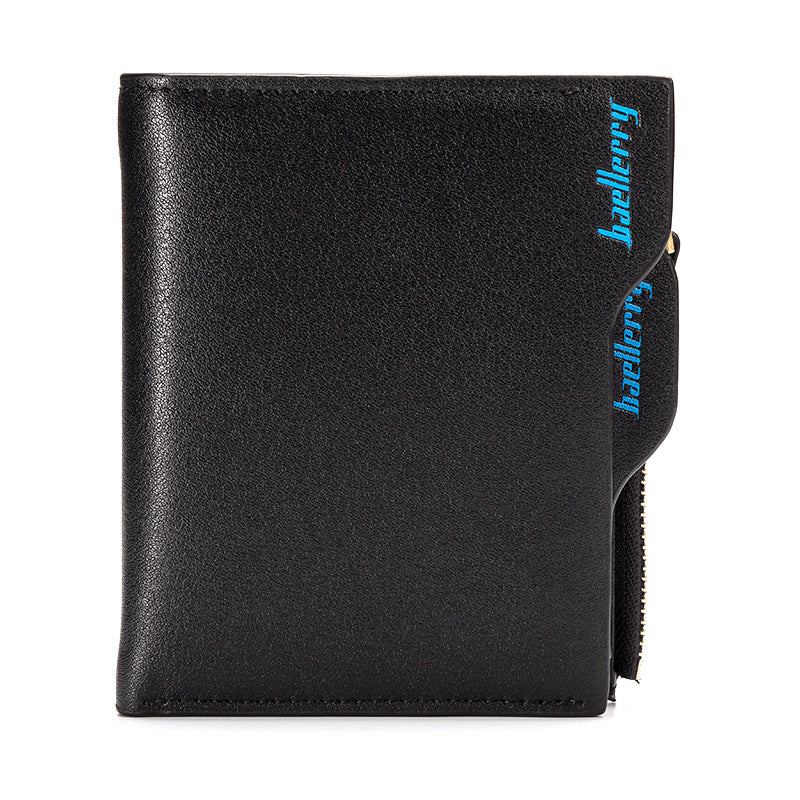 Men&#39;s Multifunction Card Zipper Short Wallet