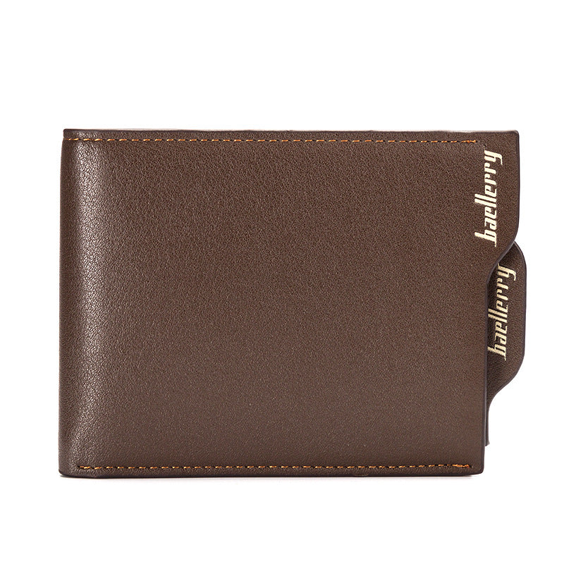 Men&#39;s Multifunction Card Zipper Short Wallet