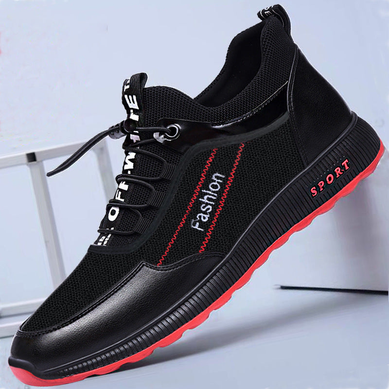 Men&#39;s Shoes Spring And Autumn New Trendy Shoes Cross-Border Casual Shoes Soft Sole Comfortable Running Shoes Korean Fashion Sports Shoes Men