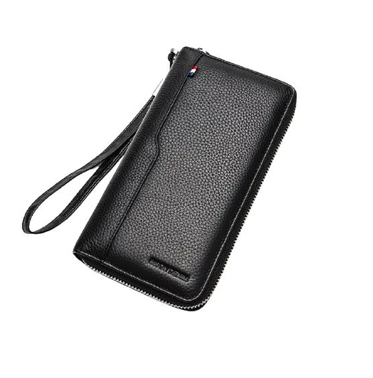 Long Leather Men&#39;s Zipper Wallet And More