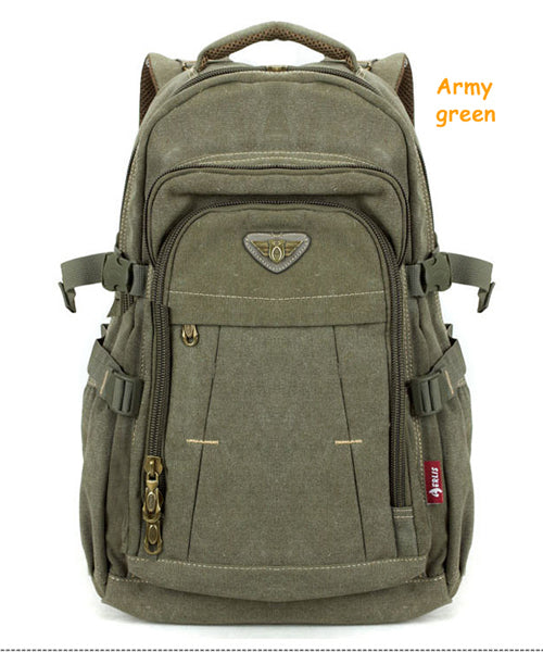 Men&#39;s Cotton Canvas Backpack