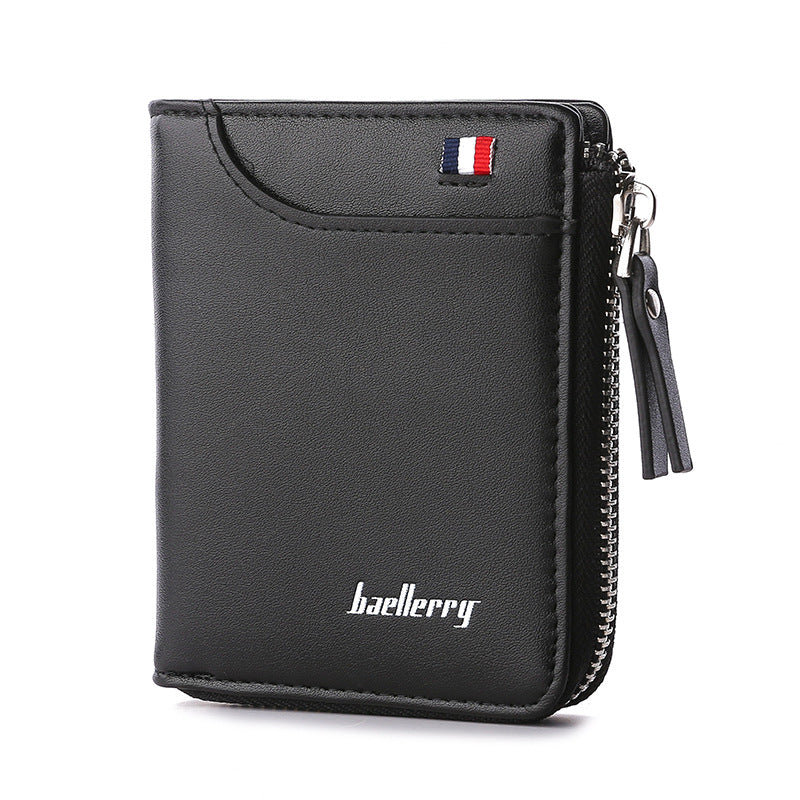 Men&#39;s Zipper Wallet, Driver&#39;s License Card Case, Men&#39;s Wallet